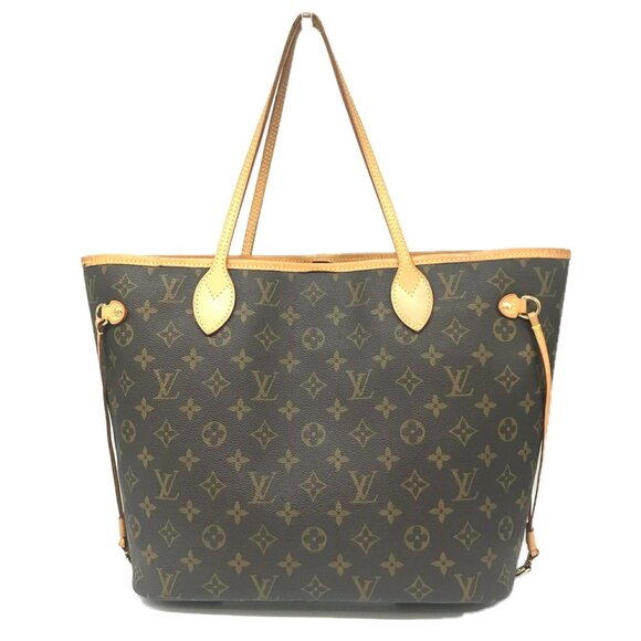LOUIS VUITTON Brown Monogram Neverfull MM Tote Bag - Picture 1 of 9